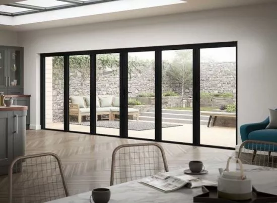 6-panel bi-folding door