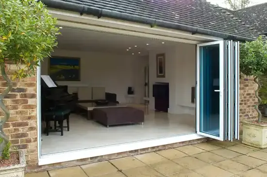 Stacking bi-folding door options