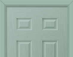 Traditional style composite door