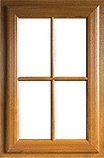 Golden Oak uPVC finish