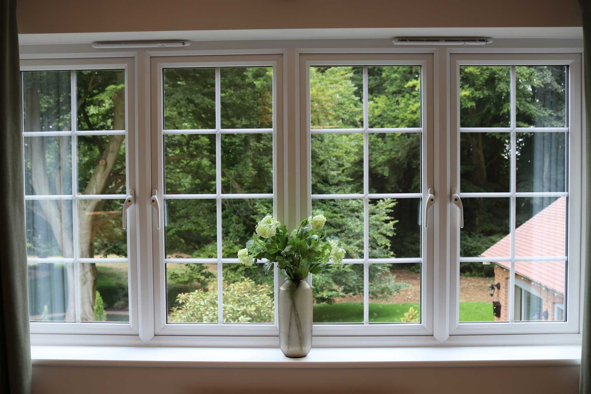 Premium double glazed flush sash window units with traditional glazing bars