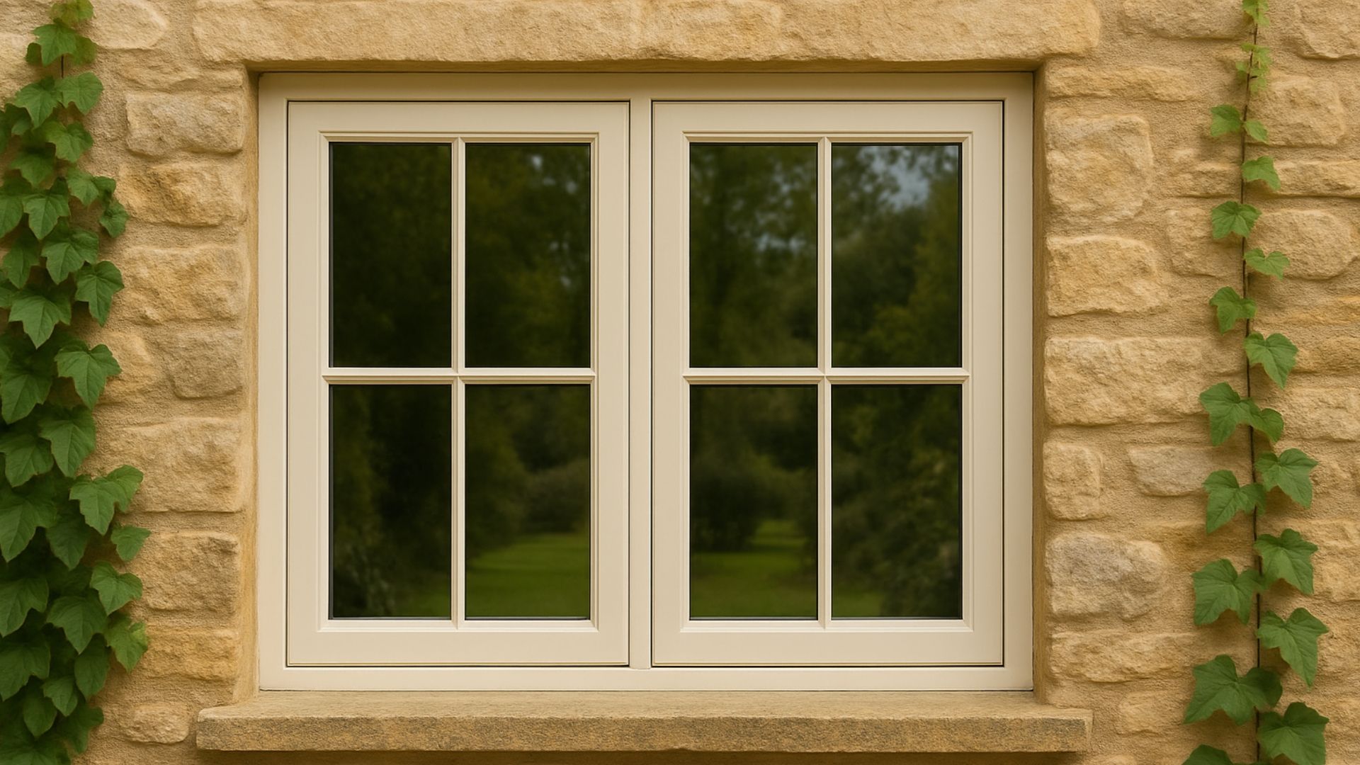 Premium uPVC Casement Windows with clean white finish